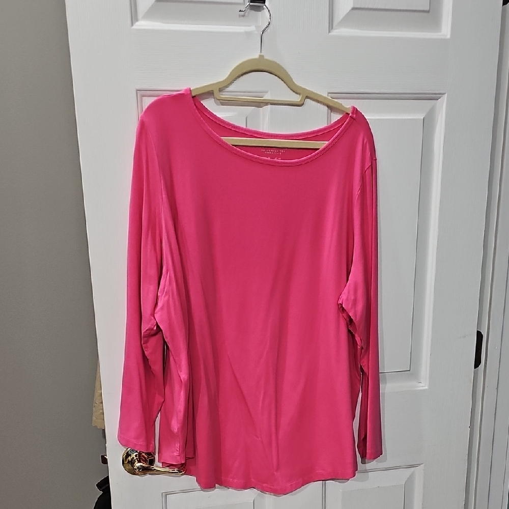 Susan Graver Weekend Long Sleeve Tee - Size 3x